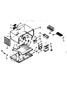 Freezer Section Parts parts for Kenmore Refrigerator 106.6696222 (1066696222, 106 6696222) from AppliancePartsPros.com