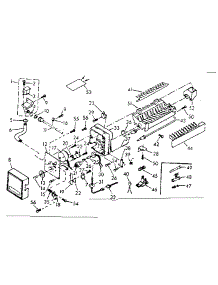 Ice Maker Parts parts for Kenmore Refrigerator 106.6696243 (1066696243, 106 6696243) from AppliancePartsPros.com