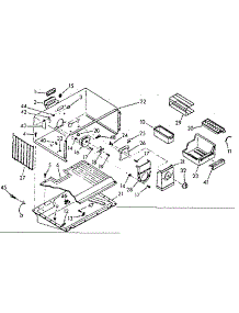 Freezer Section Parts parts for Kenmore Refrigerator 106.6696243 (1066696243, 106 6696243) from AppliancePartsPros.com