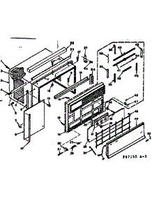 Cabinet Parts parts for Kenmore Heat Pump System 106.67150 (10667150, 106 67150) from AppliancePartsPros.com
