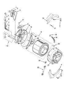 Tub And Basket Parts, Optional Parts (Not Included) parts for Kenmore Washer 110.47567701 (11047567701, 110 47567701) from AppliancePartsPros.com