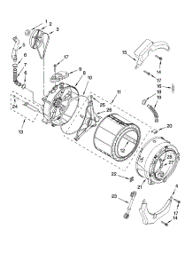 Tub And Basket Parts, Optional Parts (Not Included) parts for Kenmore Washer 110.47571603 (11047571603, 110 47571603) from AppliancePartsPros.com