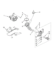 Pump And Motor Parts parts for Kenmore Washer 110.47572700 (11047572700, 110 47572700) from AppliancePartsPros.com