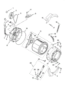 Tub And Basket Parts, Optional Parts (Not Included) parts for Kenmore Washer 110.47576600 (11047576600, 110 47576600) from AppliancePartsPros.com
