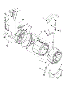 Tub And Basket Parts, Optional Parts (Not Included) parts for Kenmore Washer 110.47581604 (11047581604, 110 47581604) from AppliancePartsPros.com