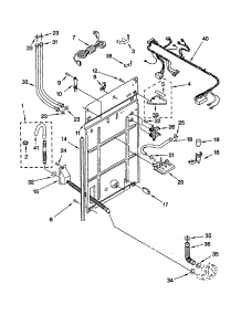 Rear Panel parts for Kenmore Washer 110.47662950 (11047662950, 110 47662950) from AppliancePartsPros.com