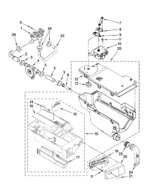 Dispenser Parts parts for Kenmore Washer 110.47701800 (11047701800, 110 47701800) from AppliancePartsPros.com