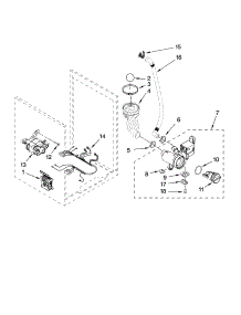 Pump And Motor Parts, Optional Parts (Not Included) parts for Kenmore Washer 110.47701801 (11047701801, 110 47701801) from AppliancePartsPros.com