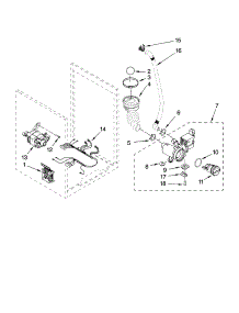 Pump And Motor Parts, Optional Parts (Not Included) parts for Kenmore Washer 110.47751801 (11047751801, 110 47751801) from AppliancePartsPros.com