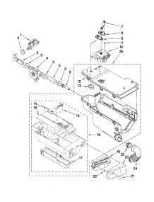 Dispenser Parts parts for Kenmore Washer 110.47882700 (11047882700, 110 47882700) from AppliancePartsPros.com