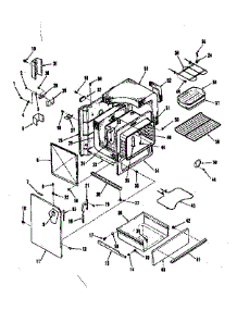 Body Section parts for Kenmore Range 103.6408413 (1036408413, 103 6408413) from AppliancePartsPros.com