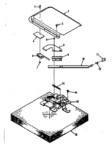 Power Lock Section parts for Kenmore Range 103.6408710 (1036408710, 103 6408710) from AppliancePartsPros.com