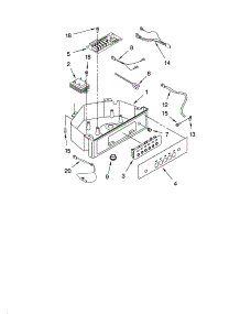 Control Panel Parts parts for Kenmore Ice Maker 106.89483997 (10689483997, 106 89483997) from AppliancePartsPros.com