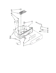 Control Panel Parts parts for Kenmore Ice Maker 106.89489700 (10689489700, 106 89489700) from AppliancePartsPros.com