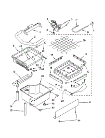 Evaporator / Ice Cutter Grid / Water parts for Kenmore Ice Maker 106.89489992 (10689489992, 106 89489992) from AppliancePartsPros.com