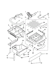 Evaportator / Ice Cutter Grid / Water parts for Kenmore Ice Maker 106.89489993 (10689489993, 106 89489993) from AppliancePartsPros.com