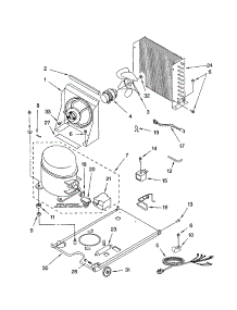 Unit parts for Kenmore Ice Maker 106.89489994 (10689489994, 106 89489994) from AppliancePartsPros.com