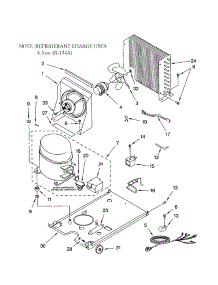 Unit parts for Kenmore Ice Maker 106.89489995 (10689489995, 106 89489995) from AppliancePartsPros.com