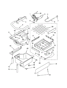 Evaporator / Ice Cutter Grid / Water parts for Kenmore Ice Maker 106.89489995 (10689489995, 106 89489995) from AppliancePartsPros.com