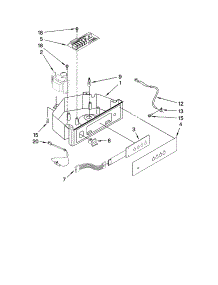 Control Panel Parts parts for Kenmore Ice Maker 106.89582701 (10689582701, 106 89582701) from AppliancePartsPros.com