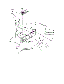 Control Panel Parts parts for Kenmore Ice Maker 106.89583700 (10689583700, 106 89583700) from AppliancePartsPros.com
