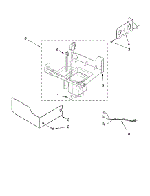 Pump Parts parts for Kenmore Ice Maker 106.89583701 (10689583701, 106 89583701) from AppliancePartsPros.com