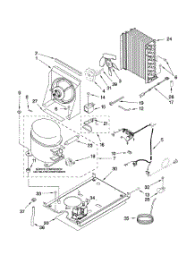 Unit Parts parts for Kenmore Ice Maker 106.89583704 (10689583704, 106 89583704) from AppliancePartsPros.com