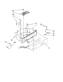 Control Panel Parts parts for Kenmore Ice Maker 106.89589702 (10689589702, 106 89589702) from AppliancePartsPros.com