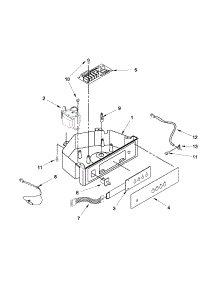 Control Panel Parts parts for Kenmore Freestanding Ice Maker 106.89589707 (10689589707, 106 89589707) from AppliancePartsPros.com