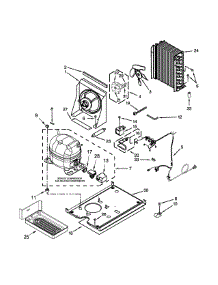 Unit Parts parts for Kenmore Freestanding Ice Maker 106.89599100 (10689599100, 106 89599100) from AppliancePartsPros.com