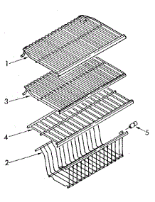 Shelf parts for Kenmore Freezer 106.9203310 (1069203310, 106 9203310) from AppliancePartsPros.com