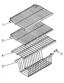 Shelf parts for Kenmore Freezer 106.9203311 (1069203311, 106 9203311) from AppliancePartsPros.com