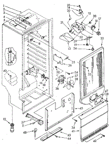 Liner parts for Kenmore Freezer 106.9203380 (1069203380, 106 9203380) from AppliancePartsPros.com