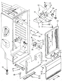 Liner parts for Kenmore Freezer 106.9203381 (1069203381, 106 9203381) from AppliancePartsPros.com