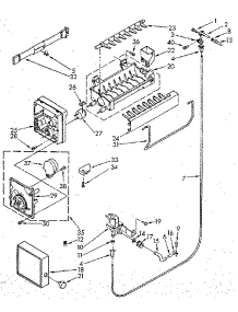 Icemaker parts for Kenmore Refrigerator 106.9705662 (1069705662, 106 9705662) from AppliancePartsPros.com
