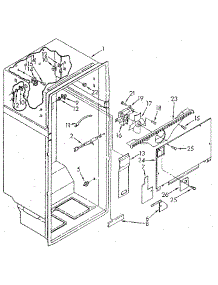 Liner parts for Kenmore Refrigerator 106.9708782 (1069708782, 106 9708782) from AppliancePartsPros.com