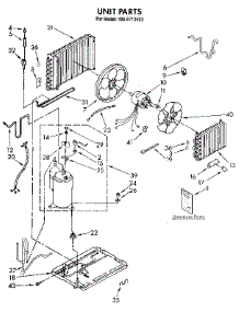 Unit parts for Kenmore Air Conditioner 106.9710532 (1069710532, 106 9710532) from AppliancePartsPros.com