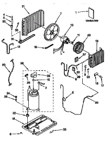 Unit Parts parts for Kenmore Air Conditioner 106.9710534 (1069710534, 106 9710534) from AppliancePartsPros.com
