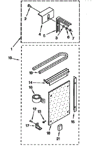 Installtion parts for Kenmore Air Conditioner 106.9710537 (1069710537, 106 9710537) from AppliancePartsPros.com