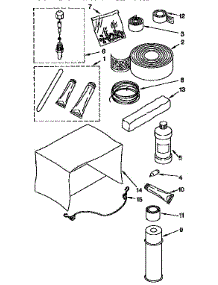 Optional Parts (Not Included) parts for Kenmore Heat Pump System 106.9721851 (1069721851, 106 9721851) from AppliancePartsPros.com
