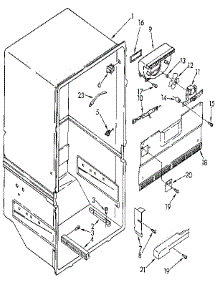 Liner parts for Kenmore Refrigerator 106.9722680 (1069722680, 106 9722680) from AppliancePartsPros.com