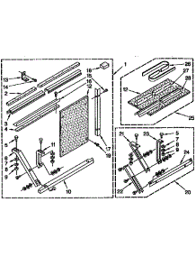 Installation Parts parts for Kenmore Air Conditioner 106.9722990 (1069722990, 106 9722990) from AppliancePartsPros.com