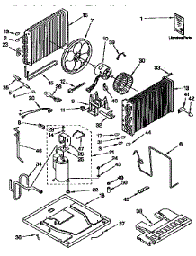 Unit Parts parts for Kenmore Air Conditioner 106.9722990 (1069722990, 106 9722990) from AppliancePartsPros.com
