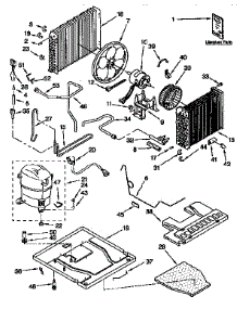 Unit parts for Kenmore Air Conditioner 106.9722991 (1069722991, 106 9722991) from AppliancePartsPros.com