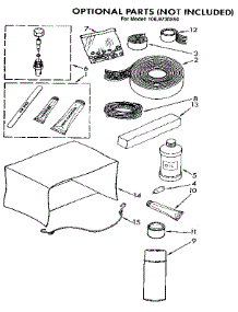 Optional parts for Kenmore Air Conditioner 106.9730850 (1069730850, 106 9730850) from AppliancePartsPros.com
