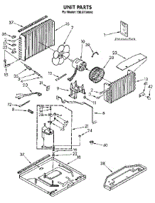 Unit parts for Kenmore Air Conditioner 106.9730850 (1069730850, 106 9730850) from AppliancePartsPros.com