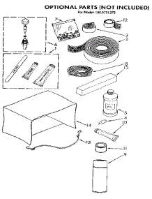 Optional parts for Kenmore Room Air Conditioner 106.9731270 (1069731270, 106 9731270) from AppliancePartsPros.com