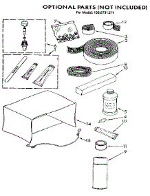 Optional parts for Kenmore Air Conditioner 106.9731271 (1069731271, 106 9731271) from AppliancePartsPros.com
