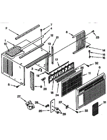Cabinet Parts parts for Kenmore Heat Pump System 106.9740550 (1069740550, 106 9740550) from AppliancePartsPros.com