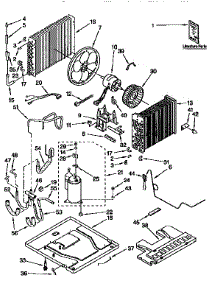 Unit parts for Kenmore Air Conditioner 106.9741971 (1069741971, 106 9741971) from AppliancePartsPros.com